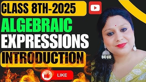 Ex 8.1 ( Intro ) || Algebraic Expression || class 8 || chapter 8  || NEW EDITION ||  Shivani