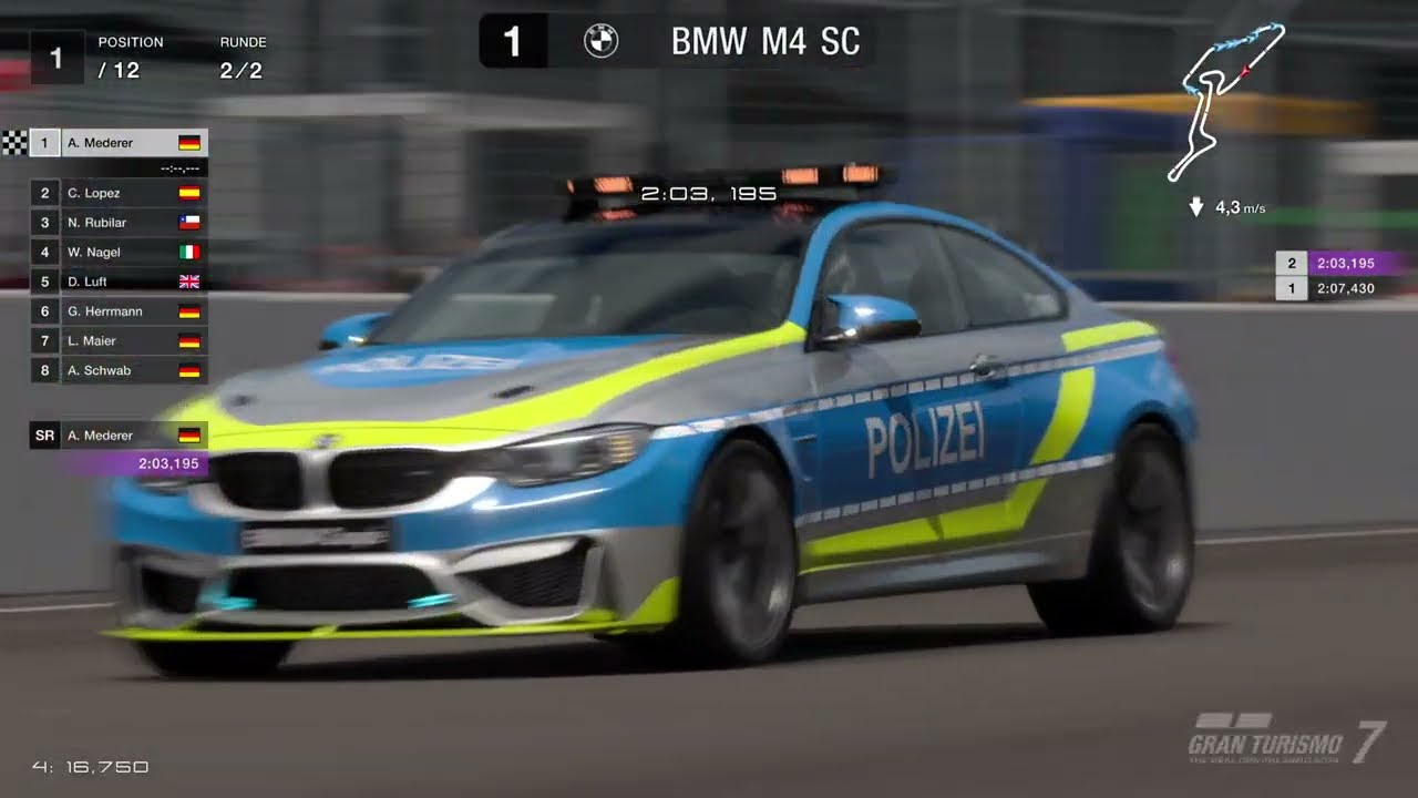 Gran Turismo 7 | Nürburgring GP | BMW M4 SC | Wheel | PS5