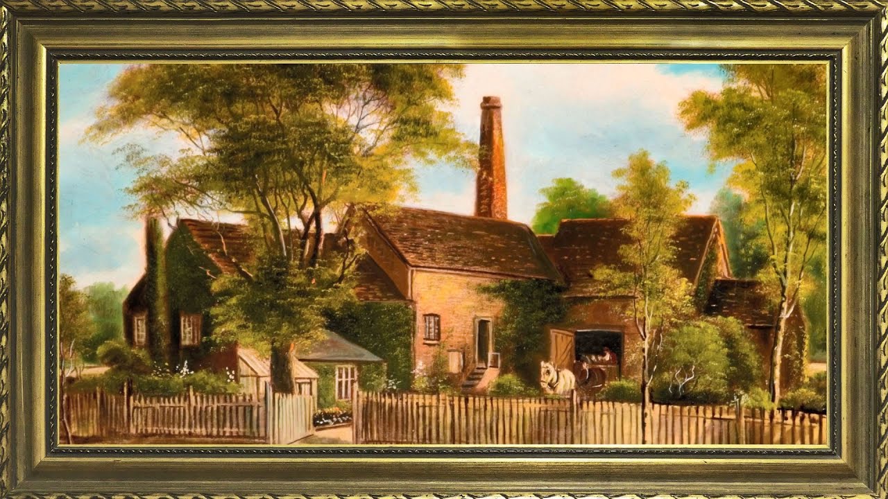 TV WALLPAPER | VINTAGE PAINTING | FRAMED PAINTING