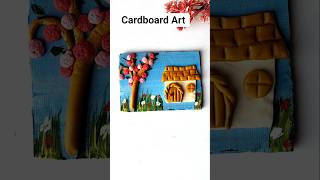 DIY Fun and Creative Wall Decor Clay Craft ideas | cardboard Craft #shorts #viral #clay #diy #craft