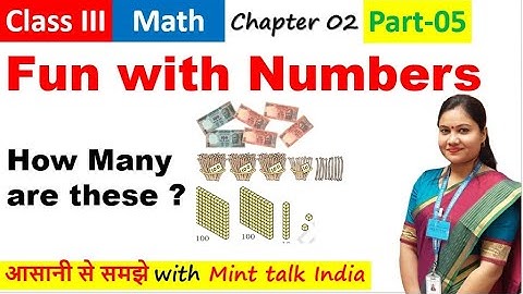Class 3 Math Chapter 2 Pt-5/ Fun with Numbers Class 3 Maths Chap 2 | Mint Talk India