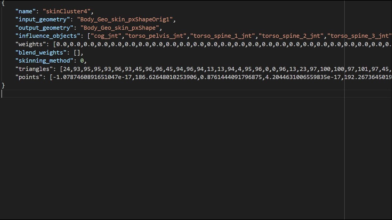 maya_skin_api: A Python Module for Maya Skinning Data - YouTube