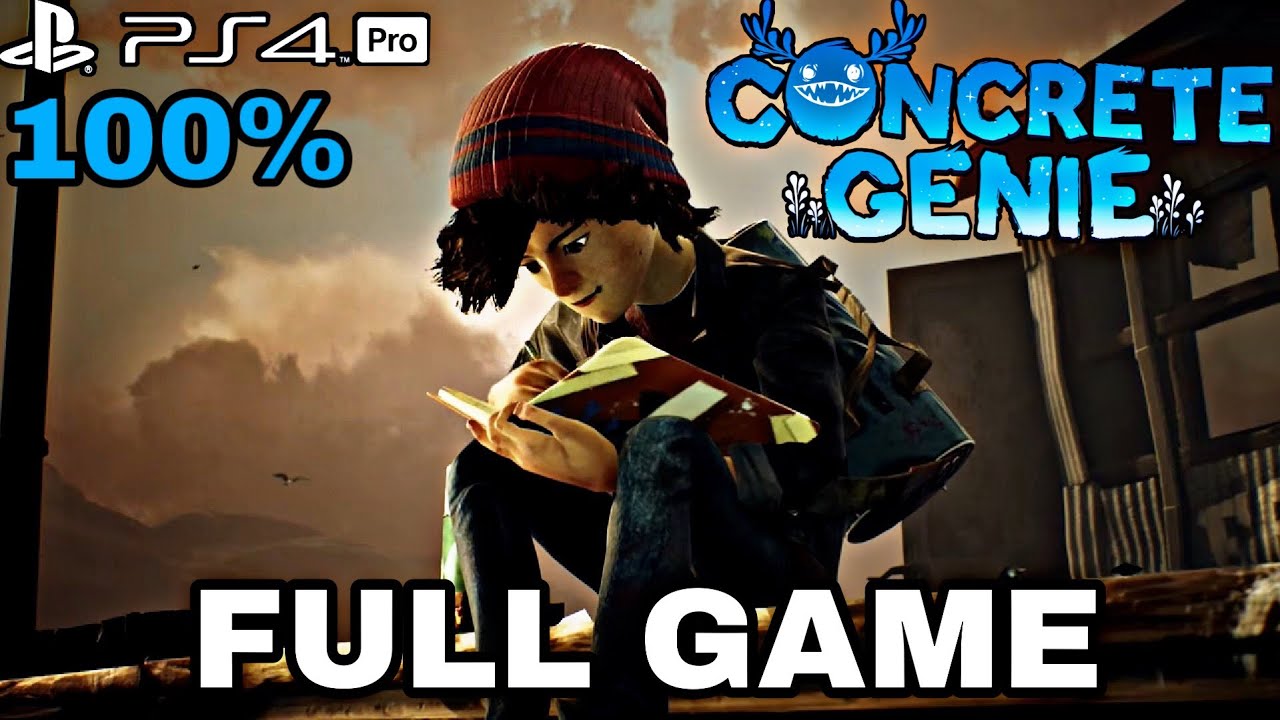 FULL GAME ITA - Concrete Genie PS4 Pro 60Fps | Gioco Completo 100% Walkthrough all Collectibles ✔️