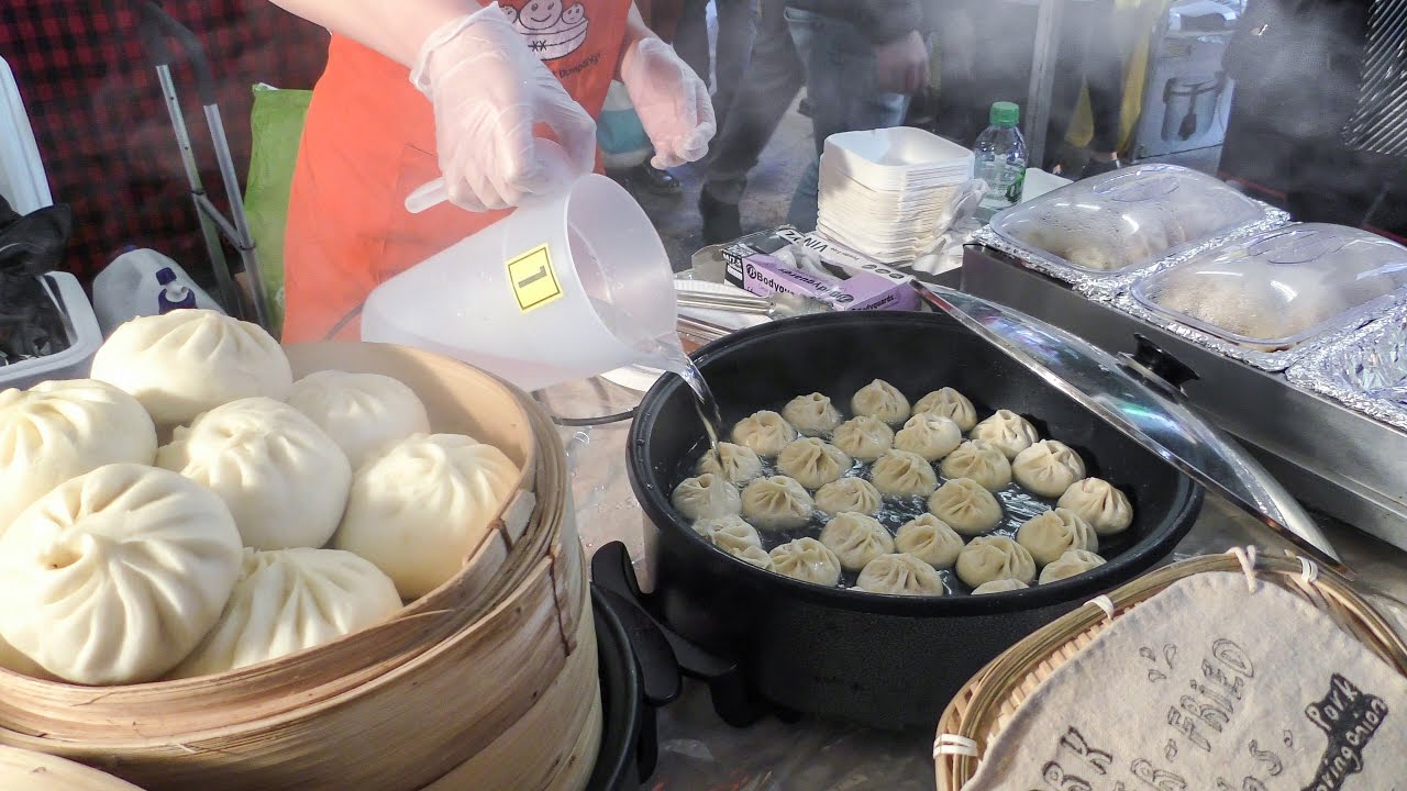 The Chinese Bao Dumpling. Street Food Tasted in Brick Lane, London YouTube