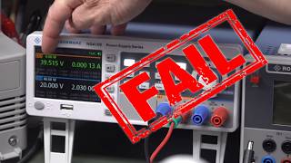 Rohde & Schwarz NGA100 PSU FAIL - PLEASE EXPLAIN