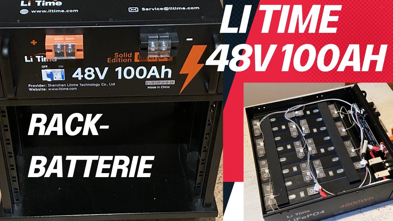 Li Time 48Volt 100Ah Rack Batterie - günstiger Solarenergie- Speicher ...