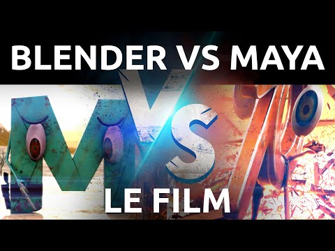 3D Animation Movie : Blender 2.9 VS Maya 2021 (part 1 and 2)