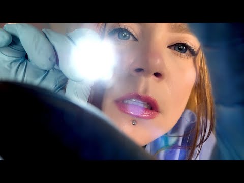 ASMR Orbital Exam 👁 You Have Something in Your Eye 👀 Nurse Exam, Ultrasound
