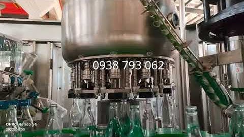máy chiết rót 3 trong 1 chai thủy tinh