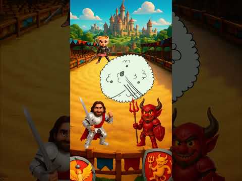 Финальный бой добра и зла — выбор за тобой 🆚👼😈 #иисус #библейскаявикторина #иисусхристос