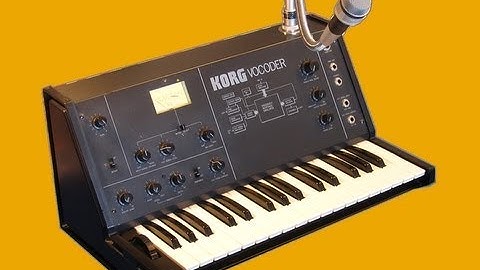 KORG VC-10 Analog Vocoder 1978 | HQ DEMO