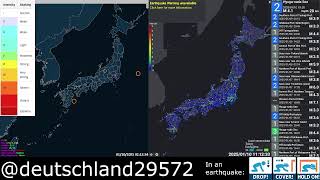 Japan Earthquake Monitoring | JQuake | GlobalQuake
