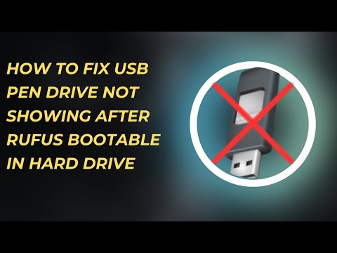 USB не отображается после загрузки Rufus? Вот решение! | Techerx