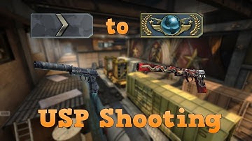 Silver 1 to Global Elite ★ USP shooting CSGO