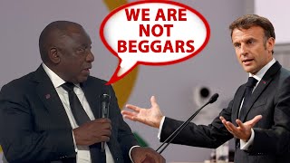 South Africa President Shouts to the World Africans aren&#39;t Beggars Respect us Now