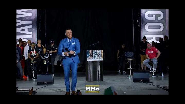 Mcgregor to Mayweather “You can’t even read”