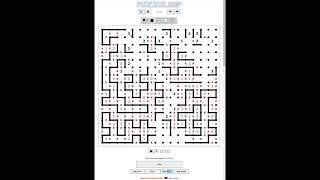 Slitherlink puzzle  Video 01 (15x15) solving process (數回解題示範)