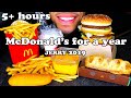 ASMR EATING MCDONALDS FOR A YEAR BEST OF JERRY 2019 COMPILATION (OVER 5 HOURS LONG) NO TALKING