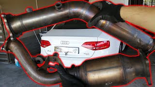 How to Change your Downpipe / Exhaust on your Audi A4
