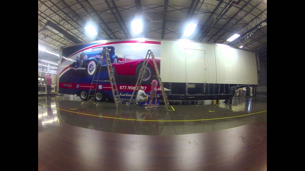 Trailer Wrap Job YouTube