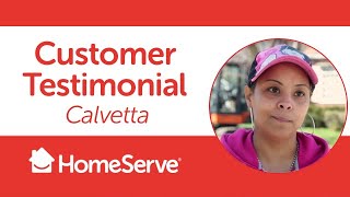 HomeServe Customer Testimonial | Calvetta