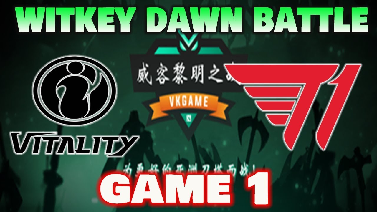 SK TELECOM T1 VS IGV GAME 1 VKGAME BATTLE OF DAWN DOTA2