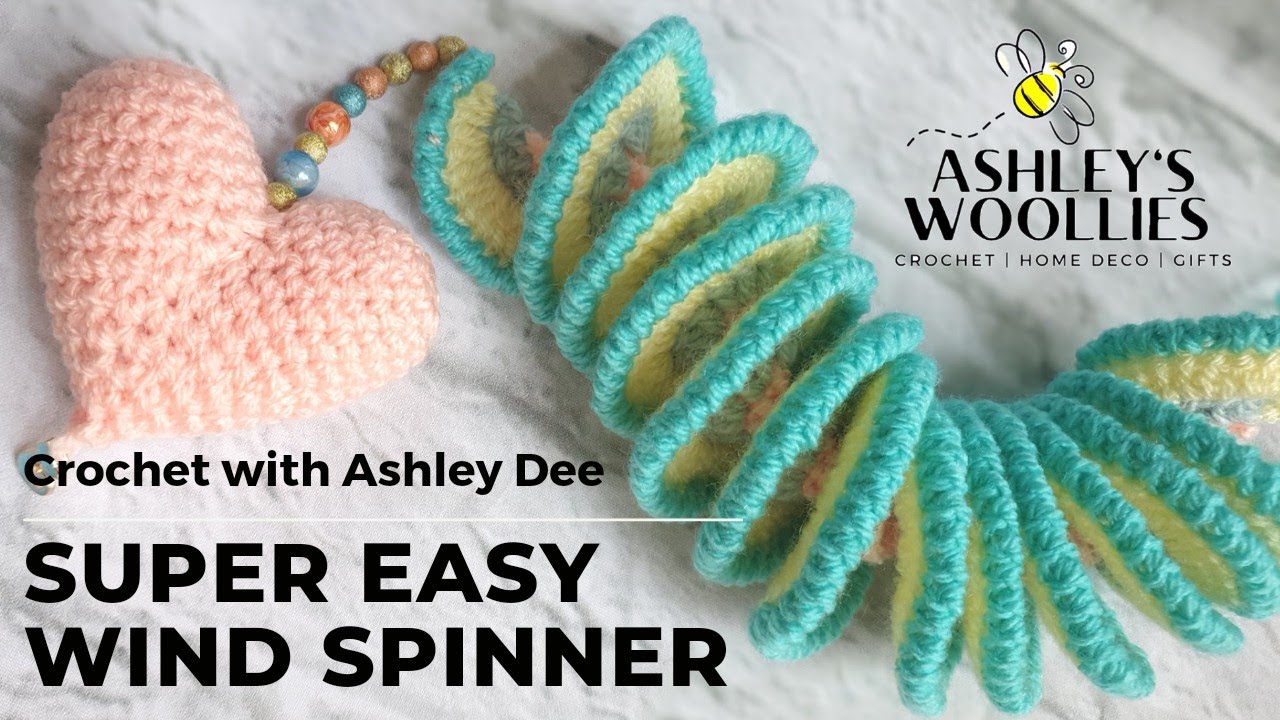Wind Spinner Quick Easy Beginners Crochet Tutorial Craft Ideas