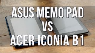 ASUS MeMo Pad vs Acer Iconia B1 [eng sub]