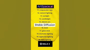 30 Lighting Prompt For AI Art Generators 🎨[Stable Diffusion/Artspace/Dall-E/Midjourney]