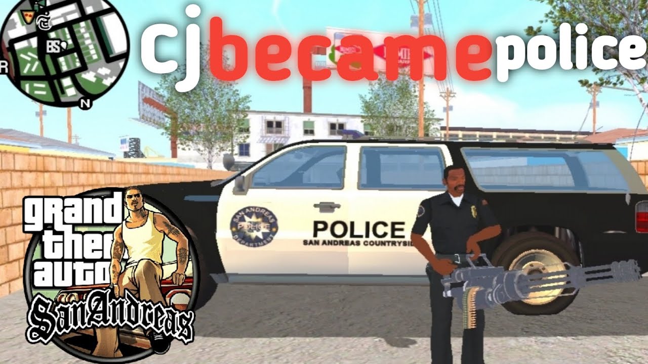 gta san andreas game play cj became police man ep - 1