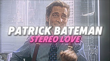 "HELLO" - Patrick Bateman - [4K - Edit] | Edward Maya, Vika Jigulina - Stereo Love (Super Slowed)