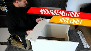 Ikea Enhet Backofenschrank, Herdschrank mit Schublade, Montageanleitung, 304.404.13