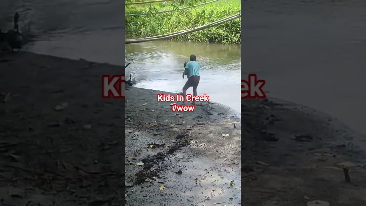 Kids Playing In Creek | Buhay Probinsya 