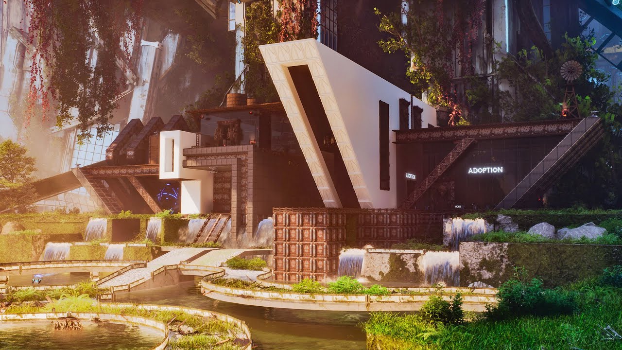 I Built an Epic Modern Base on Extinction in ARK: Survival Ascended!