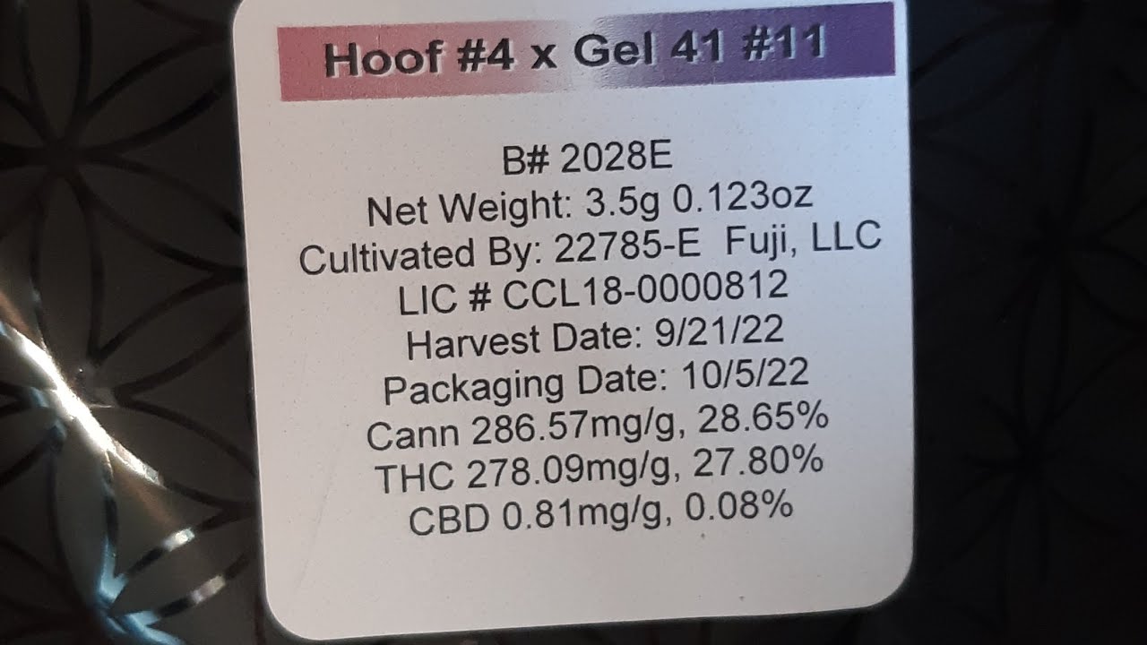 strain review Monterey kush co hoof #4