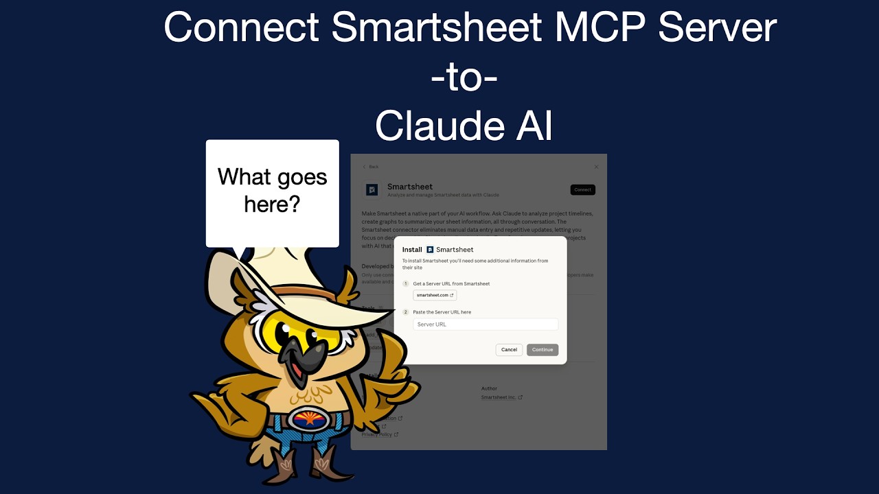 How to Connect Smartsheet MCP Server with Claude AI - YouTube
