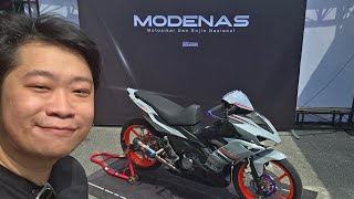 Upclose with the Modenas Z15GT race bike for Malaysian Cub Prix 2026
