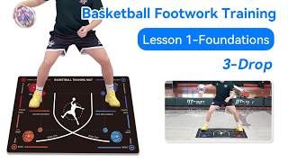 Basketball Footwork Training: 1-3 Drop | ZVD Basketball Training Mat