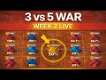 🔥 Gold Vein War Week 2 LIVE | 3 vs 5 War Strategy &amp; Commentary | Last War: Survival #lastwar