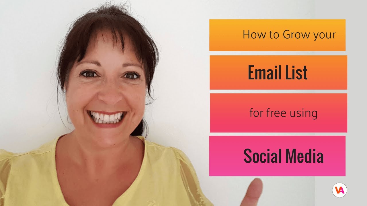 How to Grow your Email List on Social Media with MailChimp - YouTube