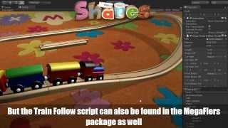 MegaShapes Multi Object path follow