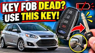 Ford C-Max Key Fob Dead? How To Use The Hidden Key