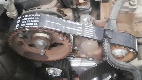 Dacia/Renault 1.5 tdci k9k 80kW  timing belt an water pump replacement...