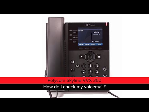 Vidéo: Comment consulter ma messagerie vocale sur Polycom ?