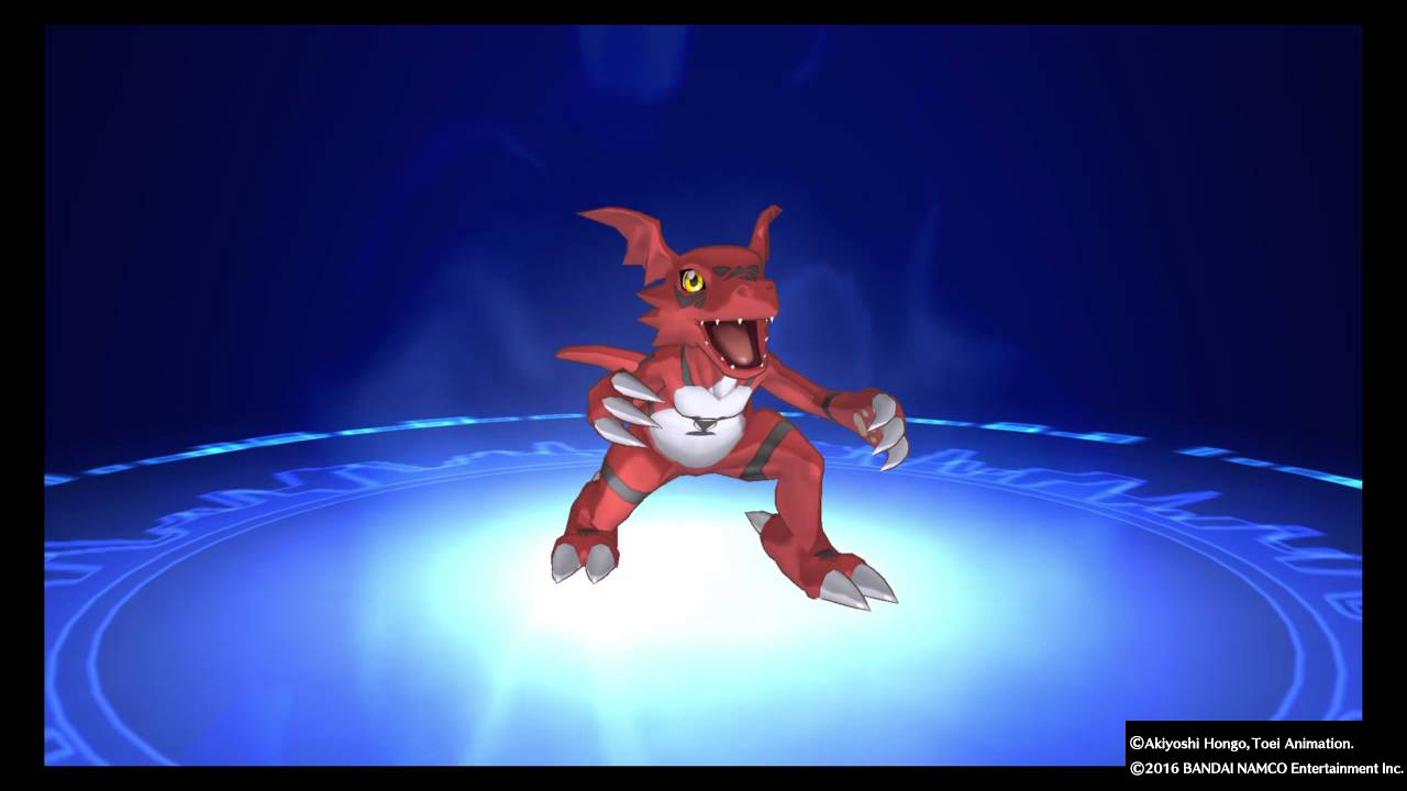 DIGIMON STORY Cyber Sleuth Koromon Digivolves To Guilmon