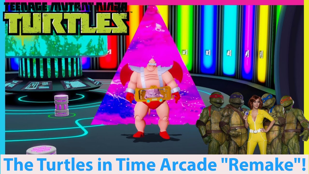 TMNT 2017! The Arcade Exclusive Version Now Playable on PC - YouTube