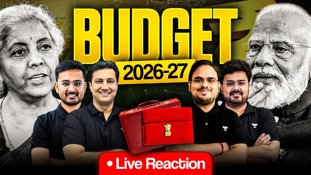 Budget 2026-27 Live Reaction Ft. Team Unacademy CA