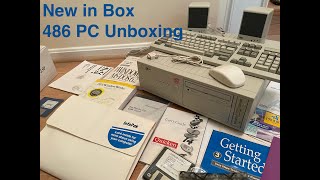 Brand New AT&T 486 PC from 1994 - Unboxing for the first time - 486sx 33!