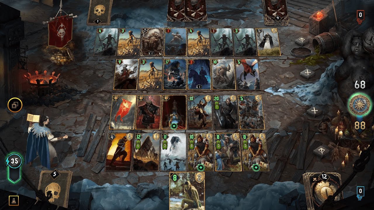 GWENT: Rogue Mage (Single Player Expansion) Gameplay Level 31 - 40 Farming (No Commentary)