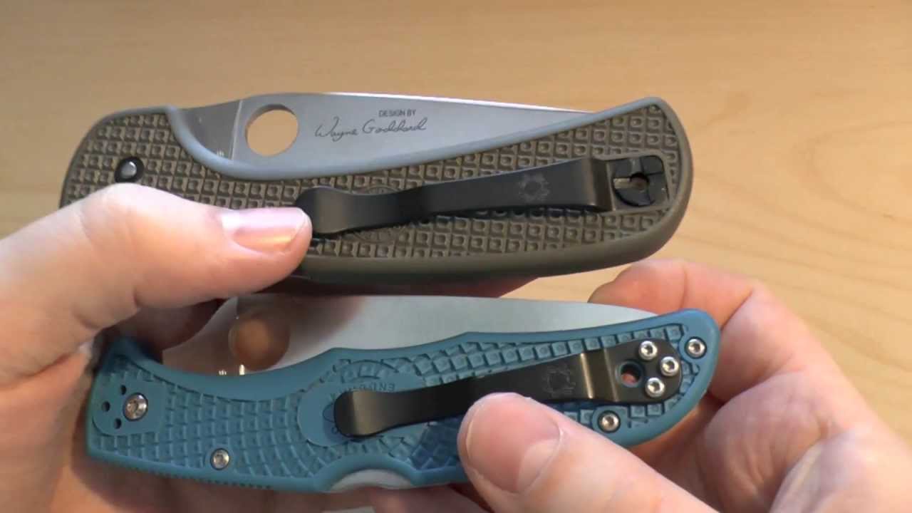 Spyderco Wayne Goddard 2013 sprint run unboxing - YouTube